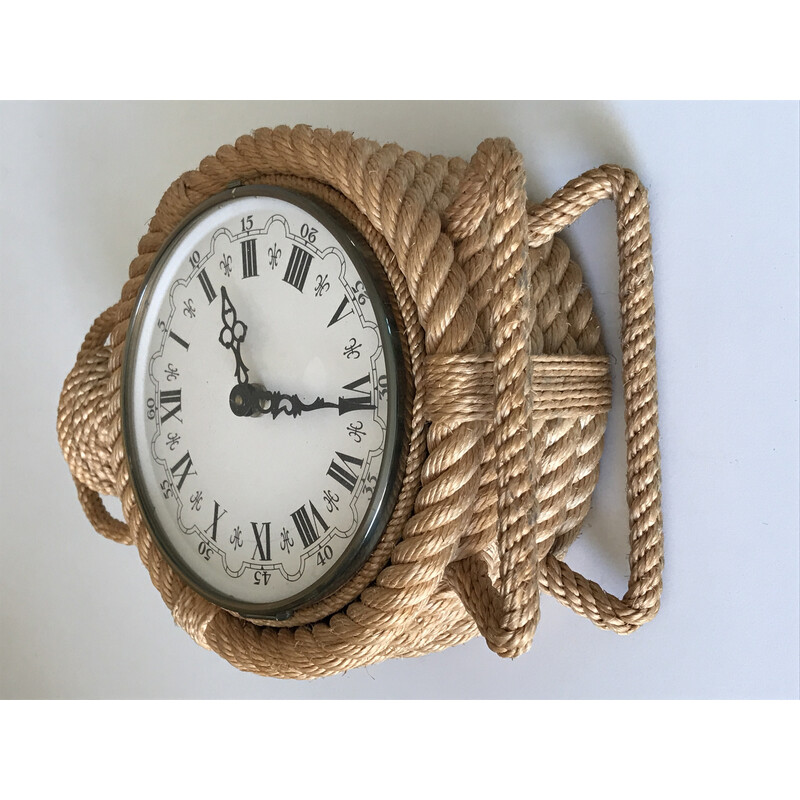 Vintage rope clock, 1960s