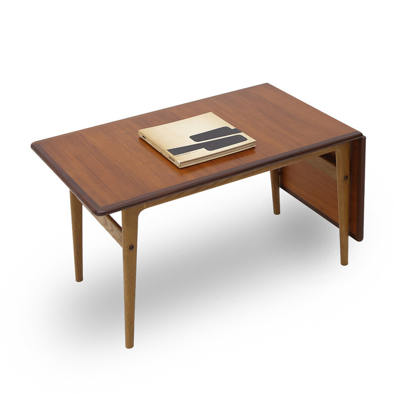 Vintage extendable table in teak veneered, 1950s