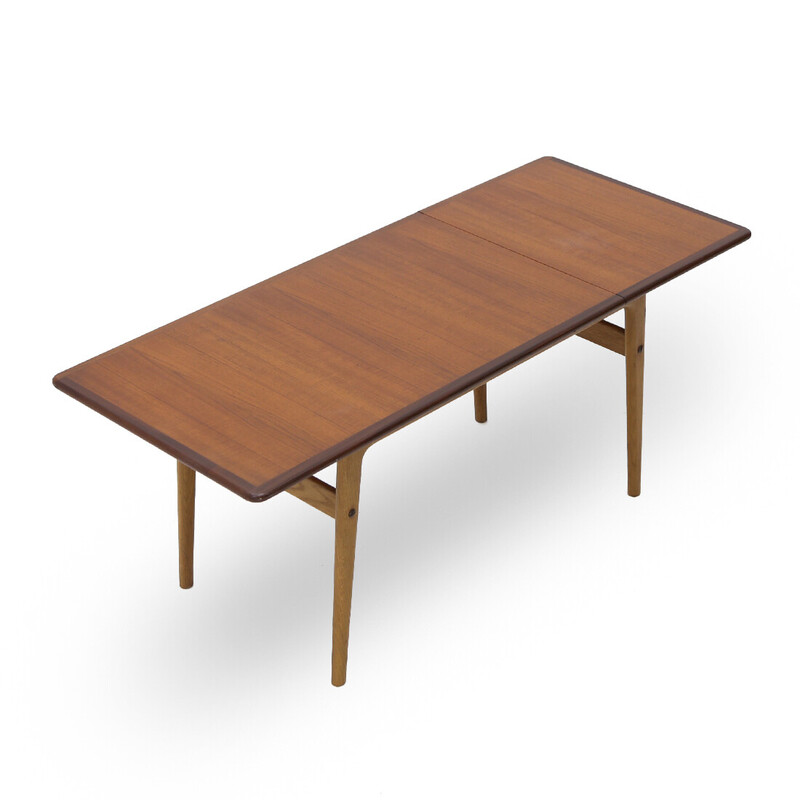 Vintage extendable table in teak veneered, 1950s