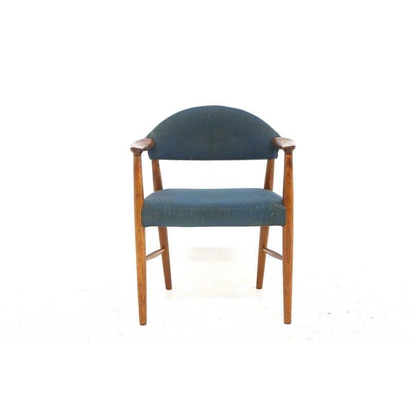 Vintage fauteuil "Model 223" van Kurt Olsen voor Slagelse Möbelvaerk, Denemarken 1950