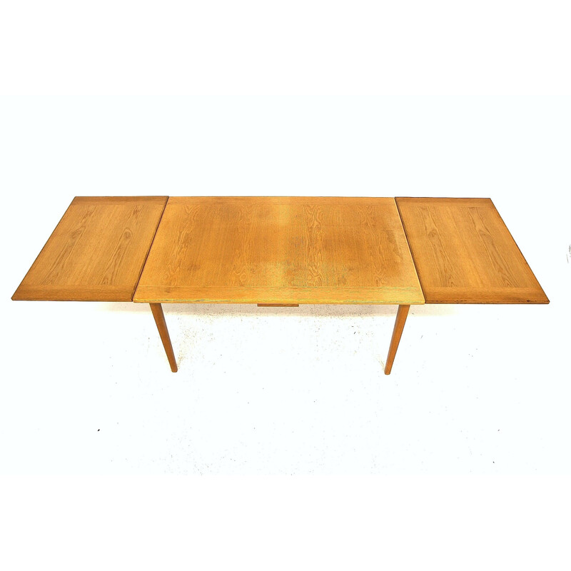 Vintage "Gustavus" oakwood table by Carl Malmsten, Sweden 1960