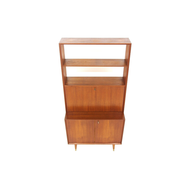 Vintage teak secretary, Sweden 1960