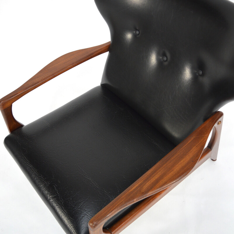 Amazing wingback armchair - 1950s