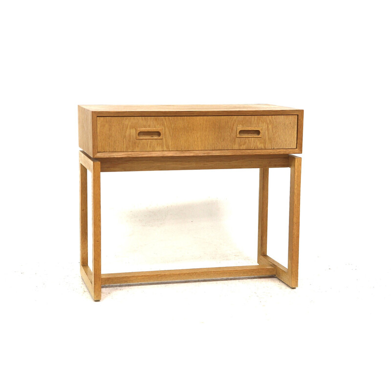 Vintage oakwood console, Sweden 1960