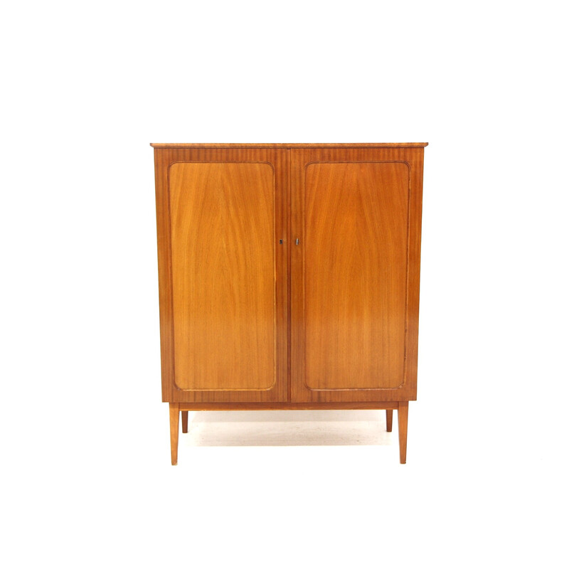 Vintage mahogany cabinet, Sweden 1950