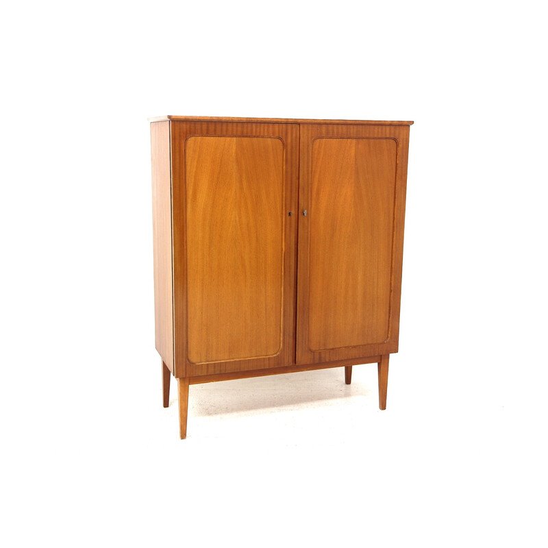 Vintage mahogany cabinet, Sweden 1950