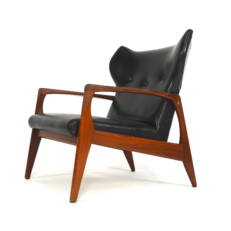 Amazing wingback armchair - 1950s