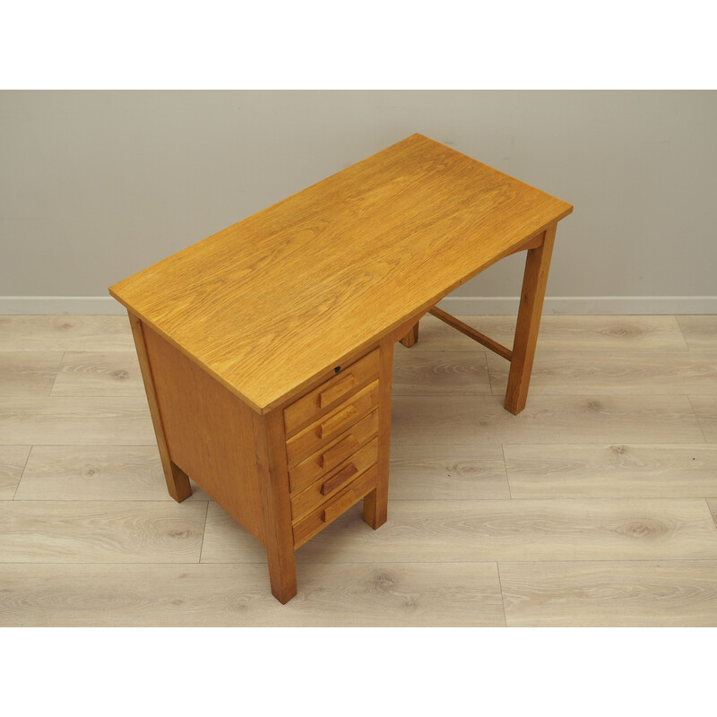 Vintage oakwood desk, Denmark 1960s