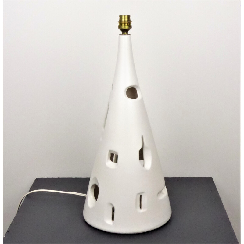 Big Vallauris ceramic lamp, Jacques LIGNIER - 1950s