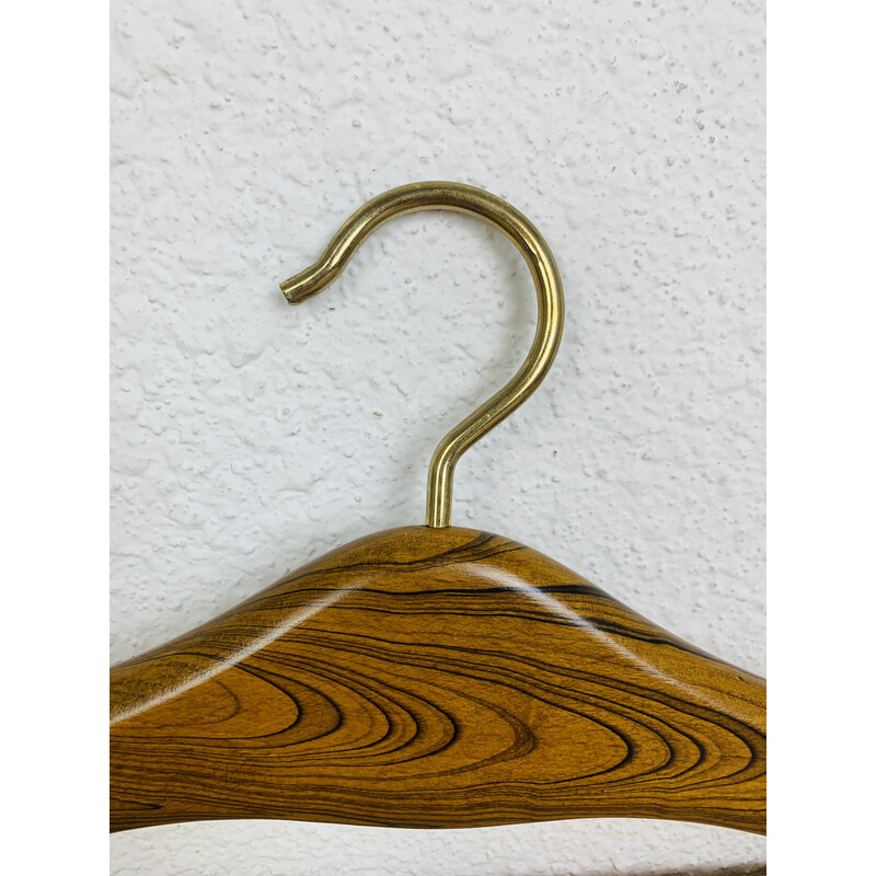 Set of 4 Scandinavian vintage rosewood hangers, 1960