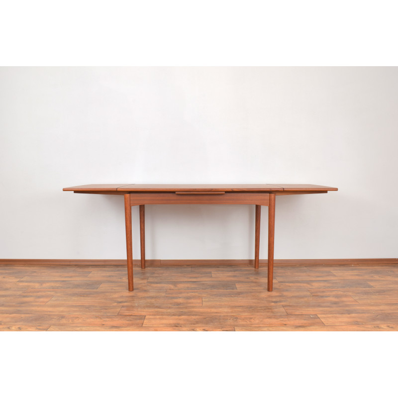 Mid-century Danish teak extendable dining table, 1960s