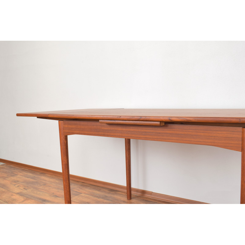 Mid-century Danish teak extendable dining table, 1960s