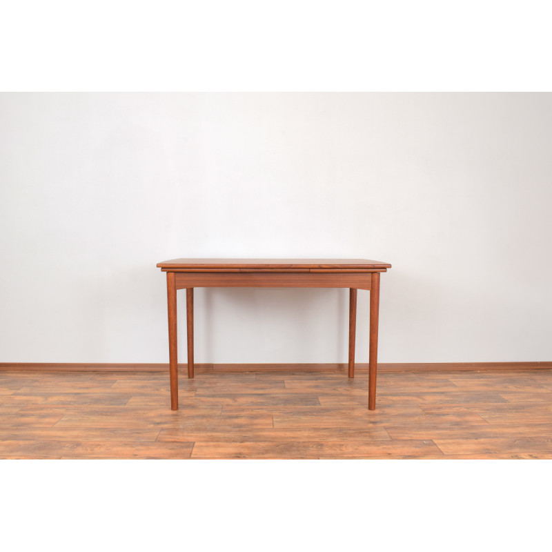 Mid-century Danish teak extendable dining table, 1960s