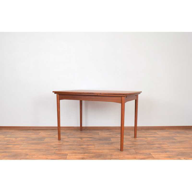 Mid-century Danish teak extendable dining table, 1960s