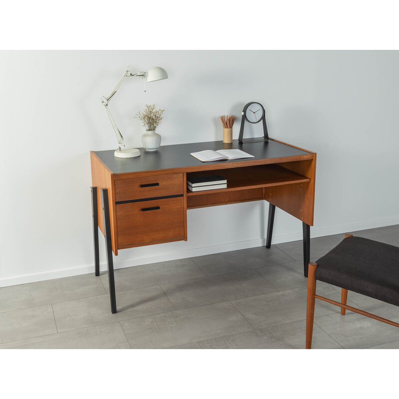 Vintage teakfineer bureau, Duitsland 1960