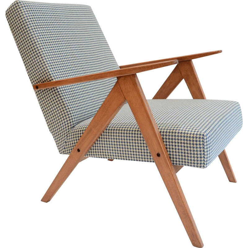 Kompas "B 310 Var" armchair in wood - 1970s