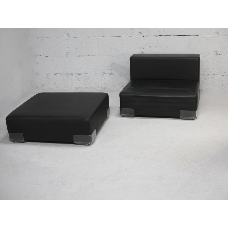 2-seater vintage modular sofa model "Plastics" by Piero Lissoni, Italy 2005