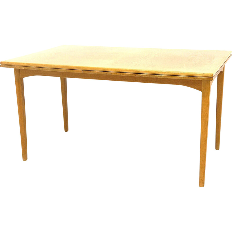 Vintage "Gustavus" oakwood table by Carl Malmsten, Sweden 1960