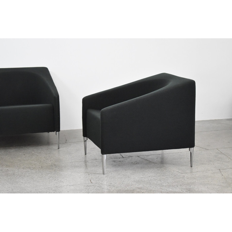 Pair of vintage armchairs model Seven by Michiel van der Kley for Artifort, Netherlands 2000s