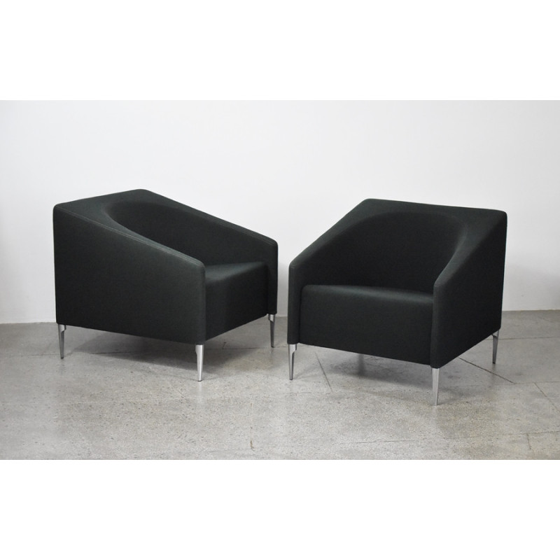 Pair of vintage armchairs model Seven by Michiel van der Kley for Artifort, Netherlands 2000s