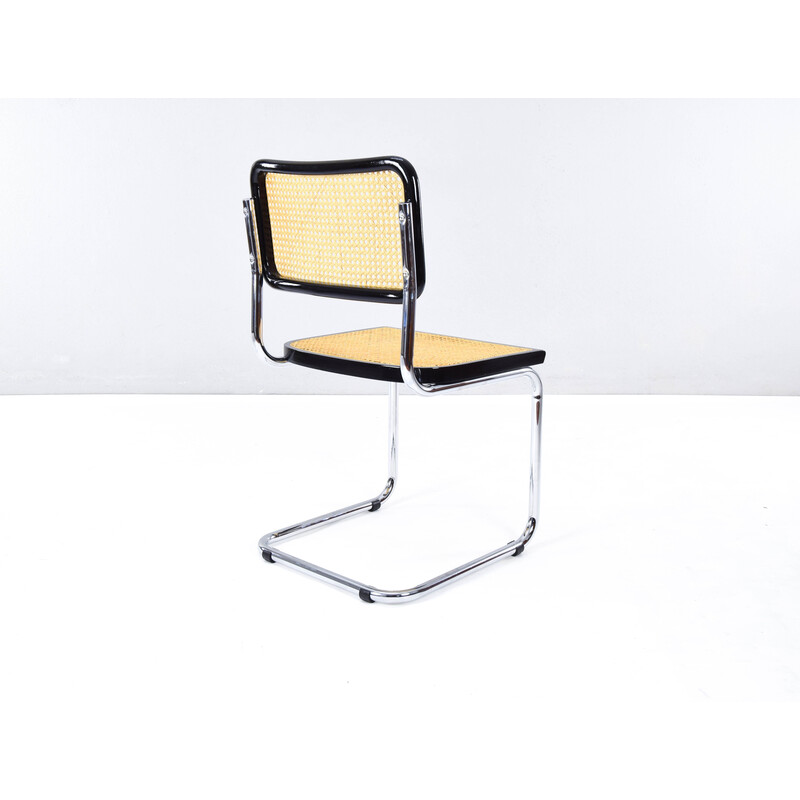 Conjunto de 4 poltronas B32 italianas vintage de Marcel Breuer para Cesca, 1970