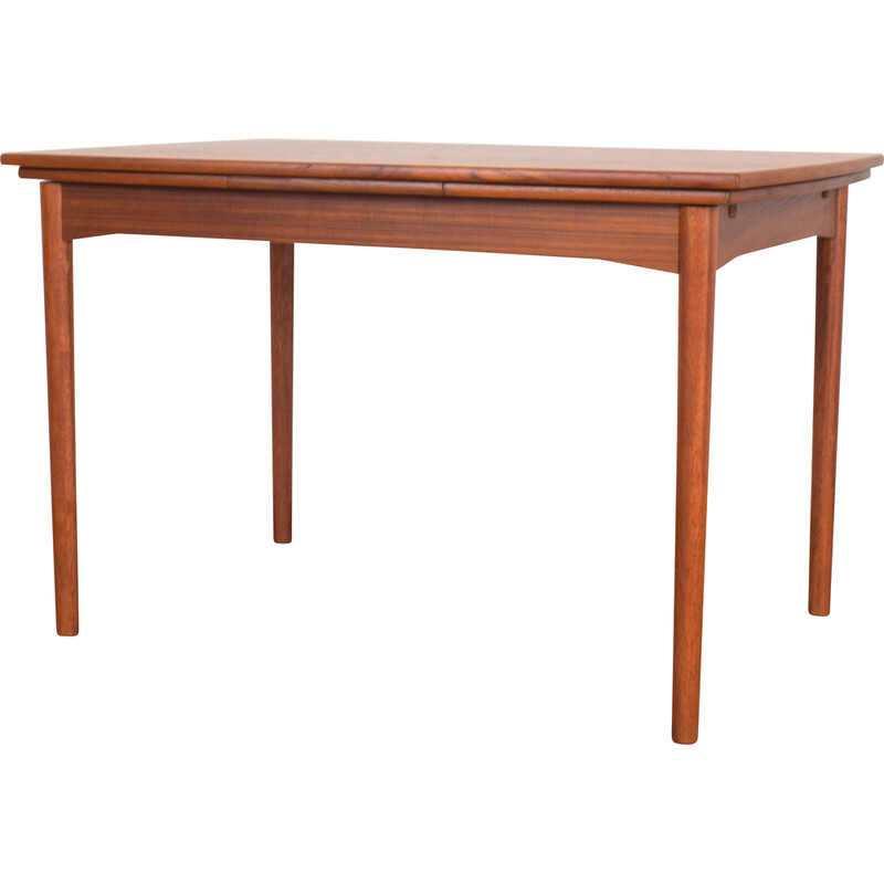 Mid-century Danish teak extendable dining table, 1960s