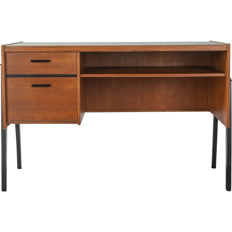 Vintage desk in teak veneer, Germany 1960s