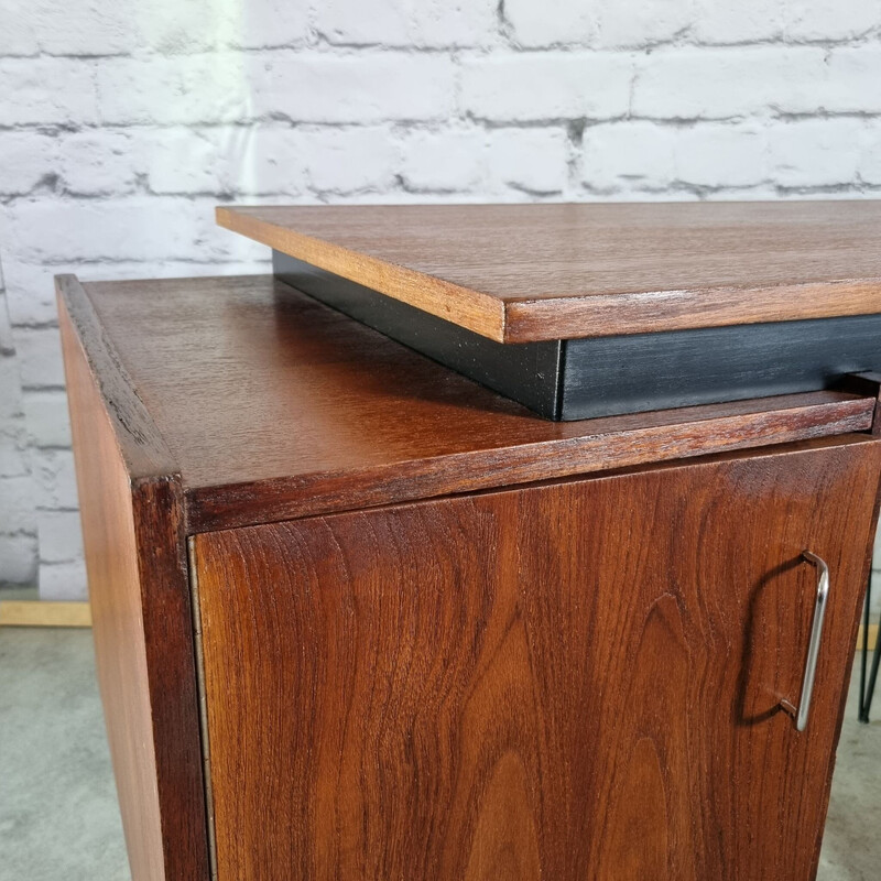 Vintage teak desk by Cees Braakman for Pastoe, 1950-1960s