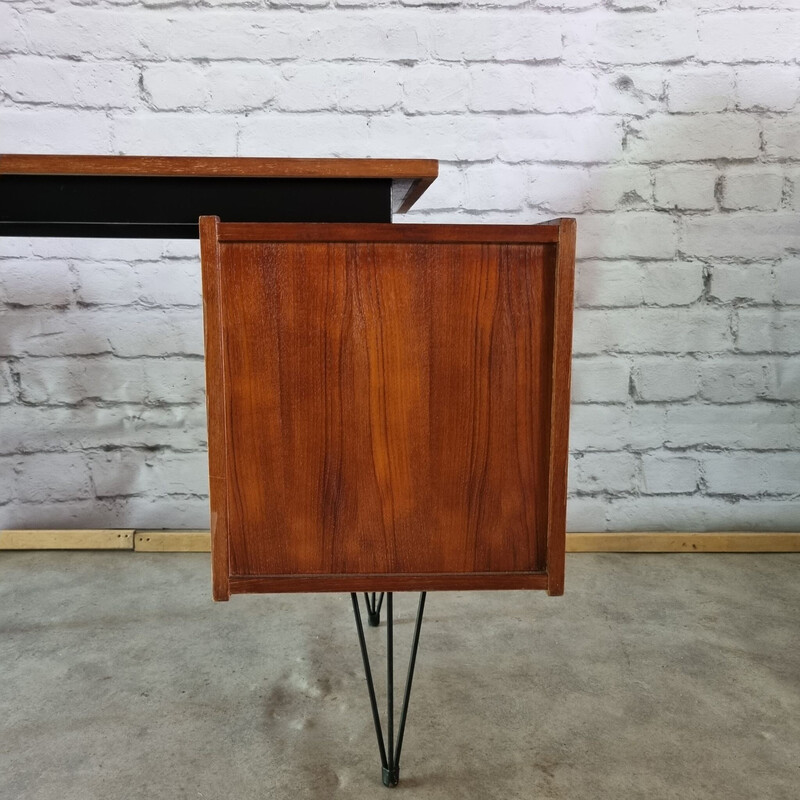 Vintage teak desk by Cees Braakman for Pastoe, 1950-1960s