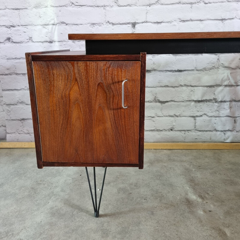 Vintage teak desk by Cees Braakman for Pastoe, 1950-1960s