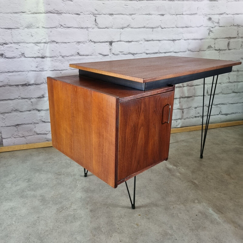 Vintage teak desk by Cees Braakman for Pastoe, 1950-1960s