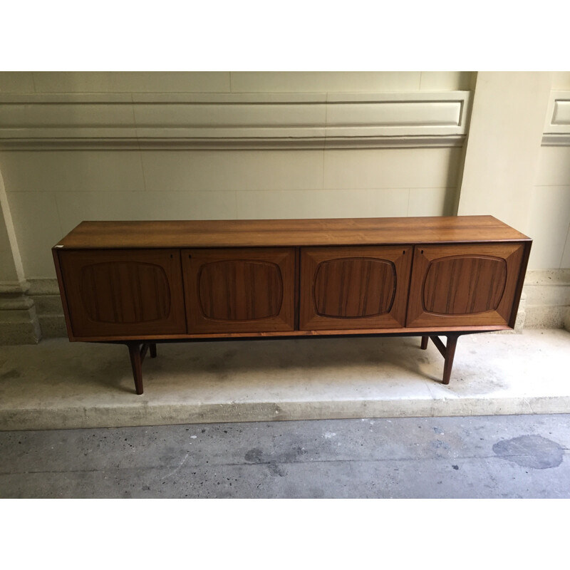 Enfilade scandinave en palissandre à 4 portes - 1960