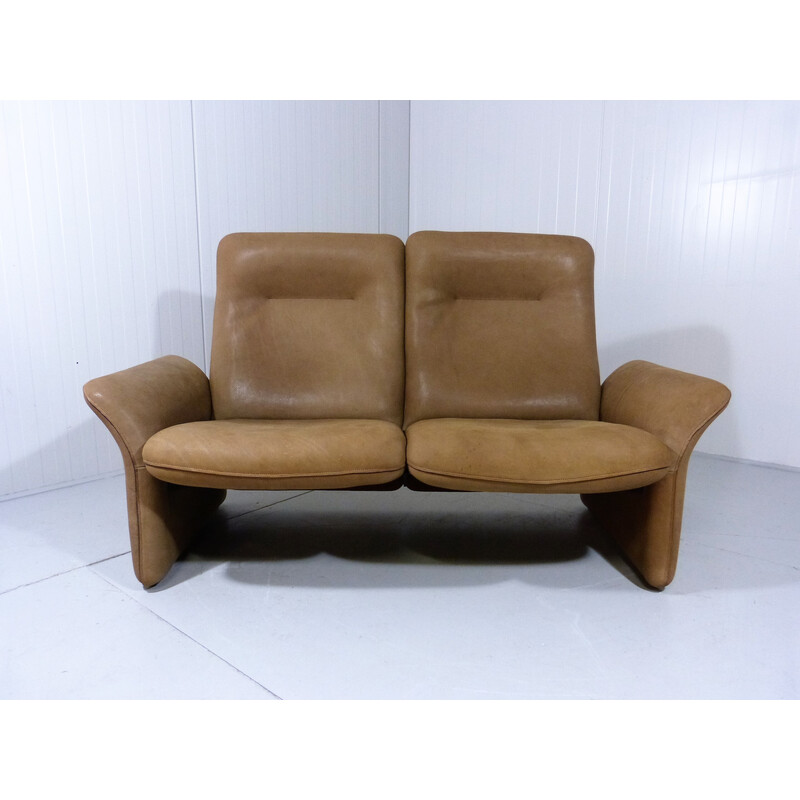 Vintage Ds 50 two seats sofa by De Sede, Switserland 1970s