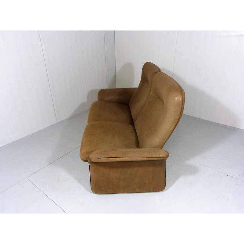 Vintage Ds 50 two seats sofa by De Sede, Switserland 1970s