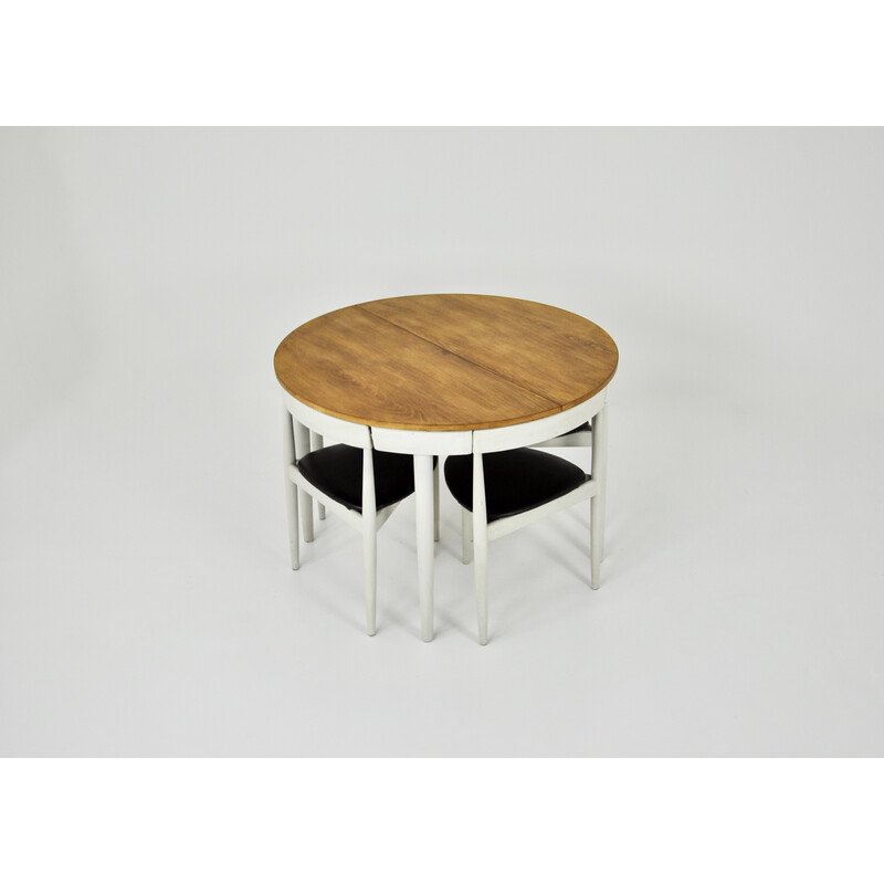 Vintage dining set by Hans Olsen for Frem Røjle, 1960