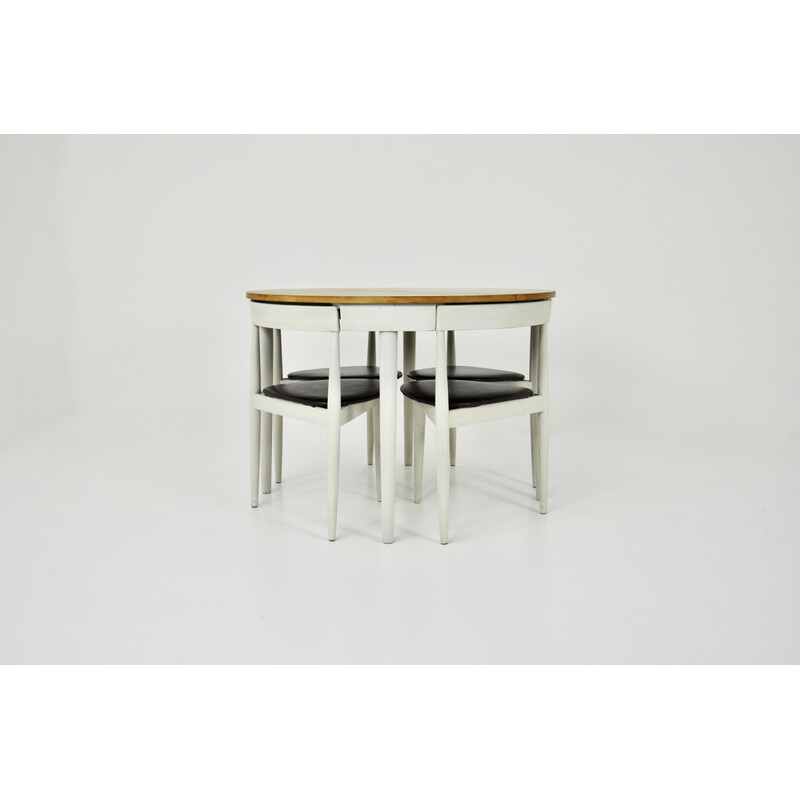 Vintage dining set by Hans Olsen for Frem Røjle, 1960