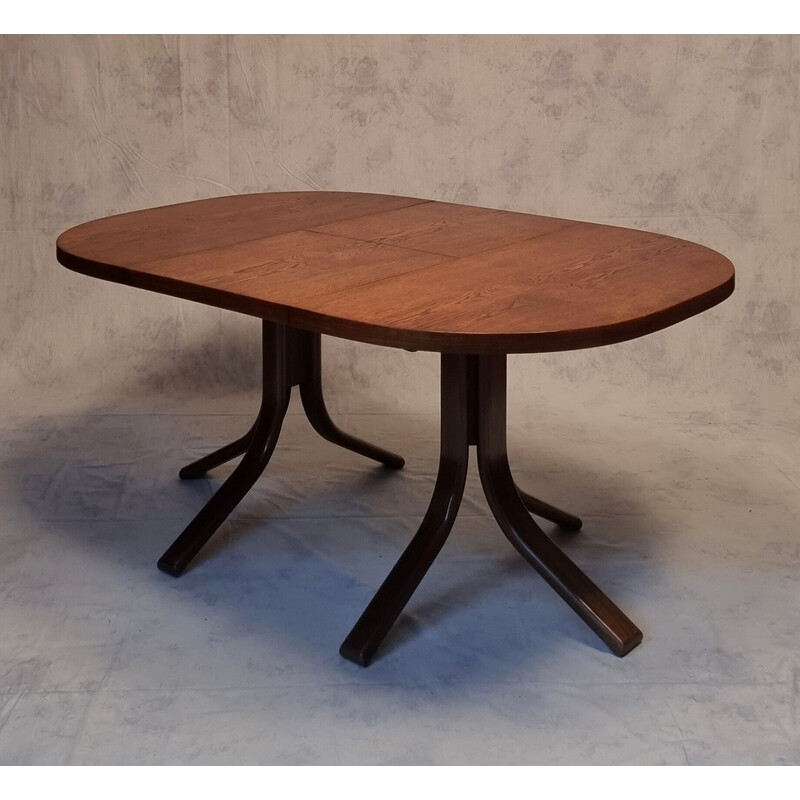 Vintage oakwood table by Bruno Rey for Dietiker, 1970