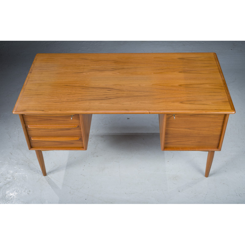 Scrivania danese vintage in teak di Svend Madsen per Falster, 1970