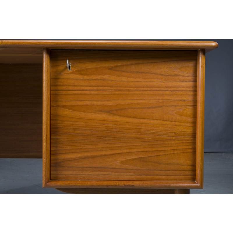 Mid century danish desk in teak by Svend Madsen for Falster, 1970s