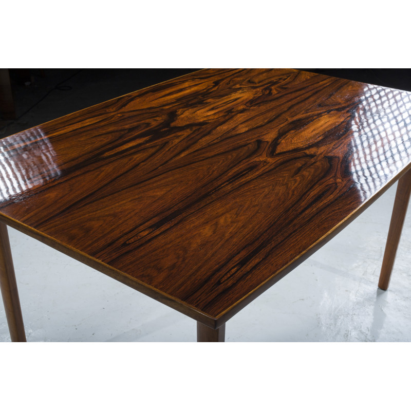 Vintage danish rosewood extendable table, 1960s