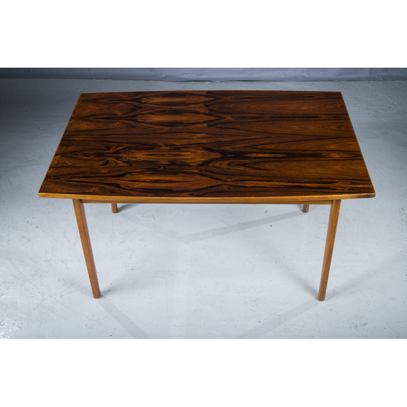 Vintage danish rosewood extendable table, 1960s