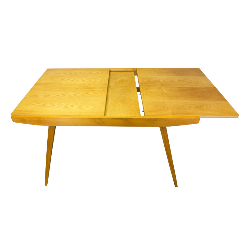 Mesa extensible de madera de fresno vintage de Frantisek Jirak, 1960