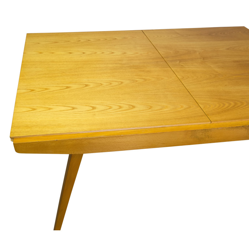 Mesa extensible de madera de fresno vintage de Frantisek Jirak, 1960