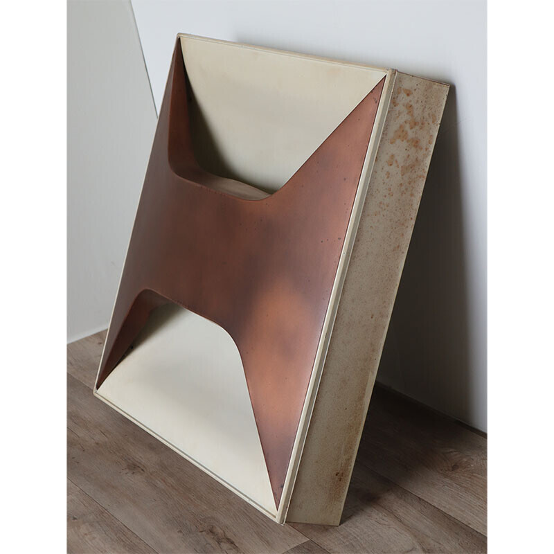 Vintage sculptural wall lamp by Dieter Witte for Staff, 1960