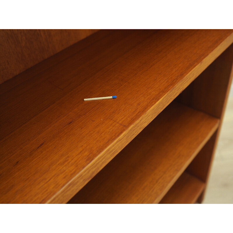 Vintage teak bookcase, Denmark 1970s