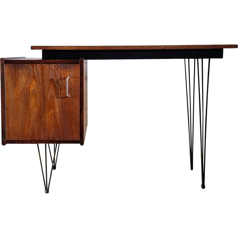 Vintage teak desk by Cees Braakman for Pastoe, 1950-1960s