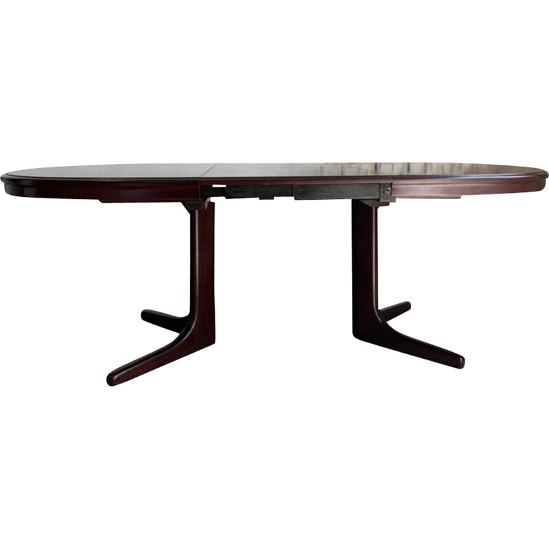 German vintage extendable dining table by Kondor Mobel fabric, 1970s
