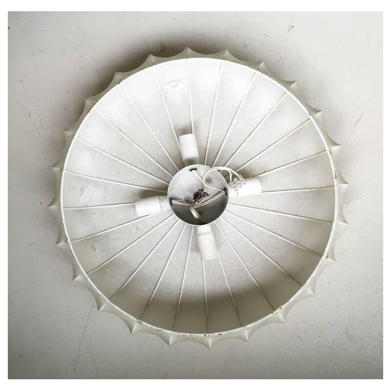Italian flush cocoon ceiling light, Achille CASTIGLIONI - 1960s