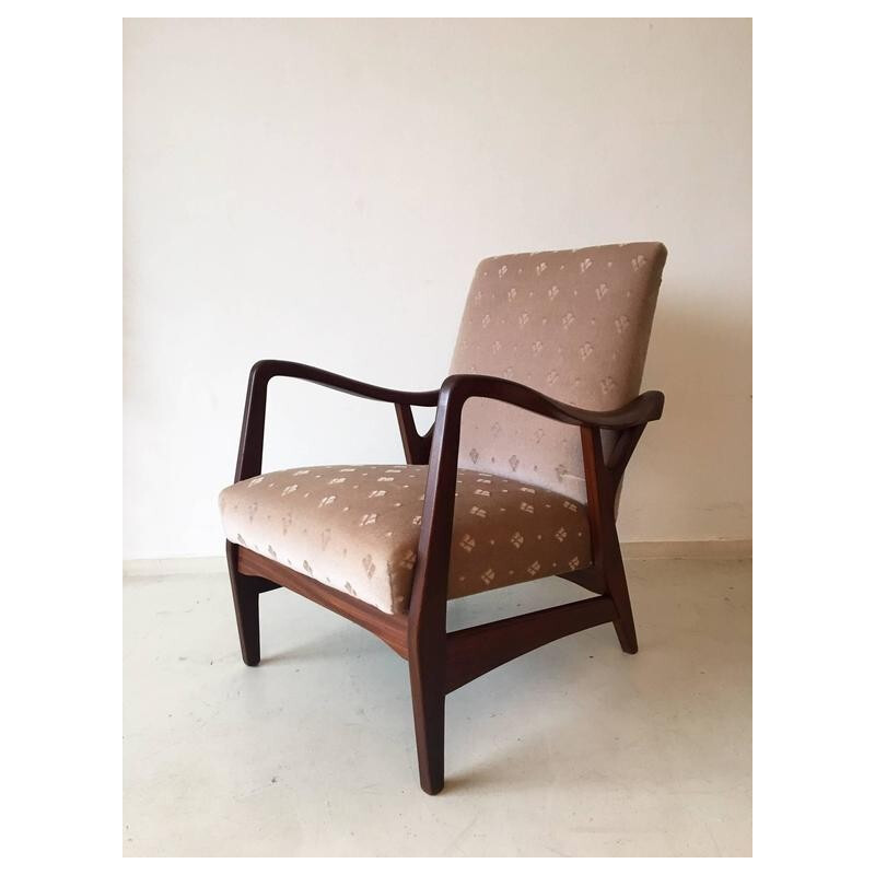 Topform pair of teak organic shaped armchairs by - 1950s