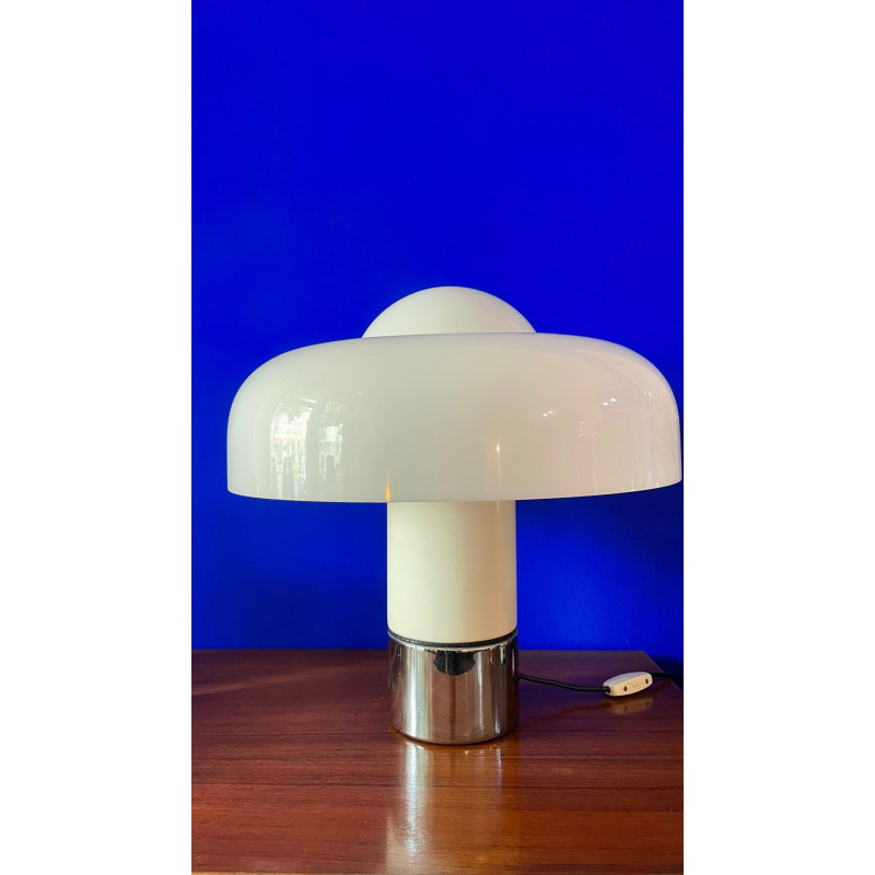 Lampe de bureau brumbury vintage par Luigi Massoni pour Guzzini, 1972